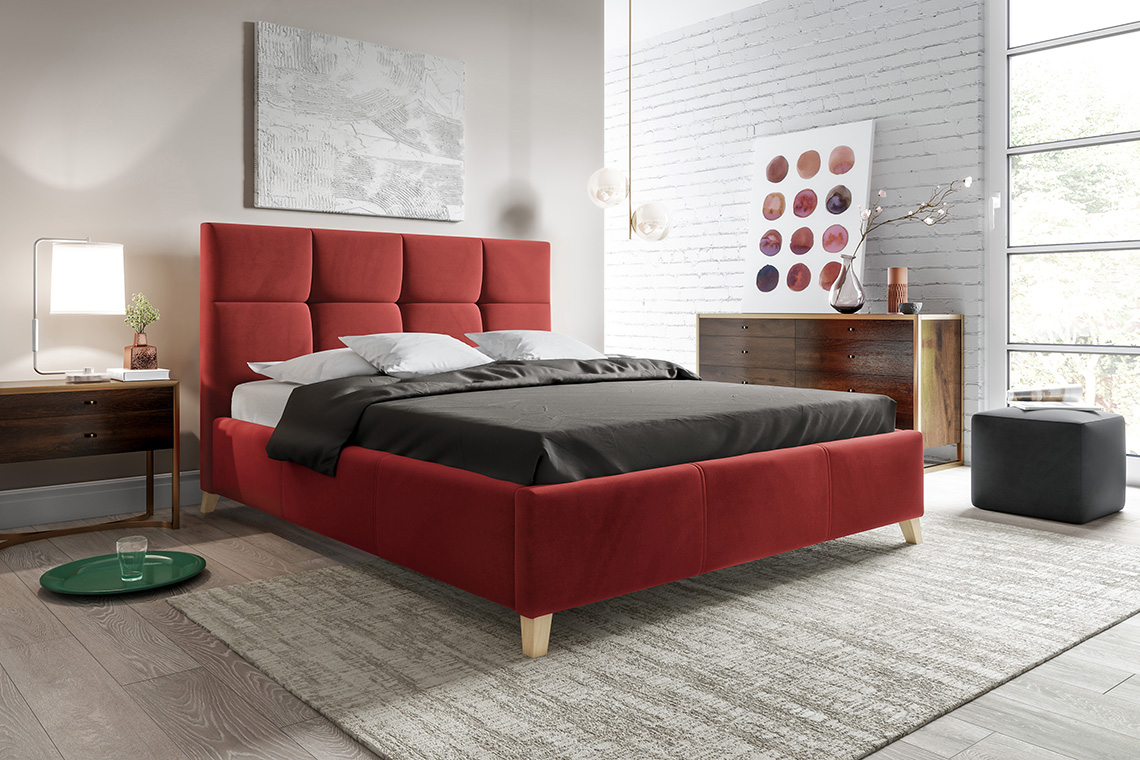 Łóżko Tapicerowane Sara