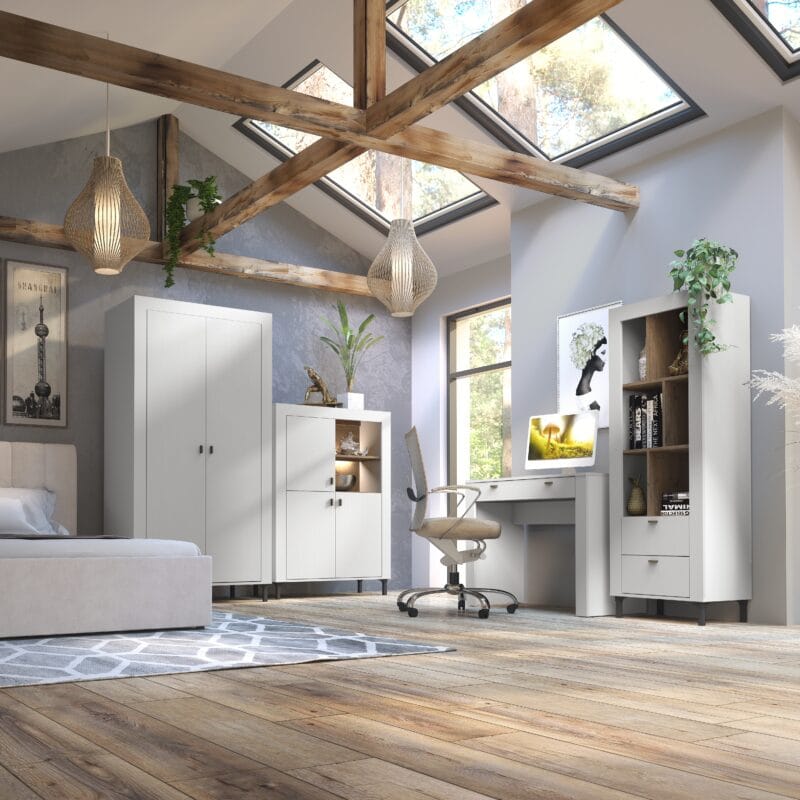 mossa pokój młodzieżowy white